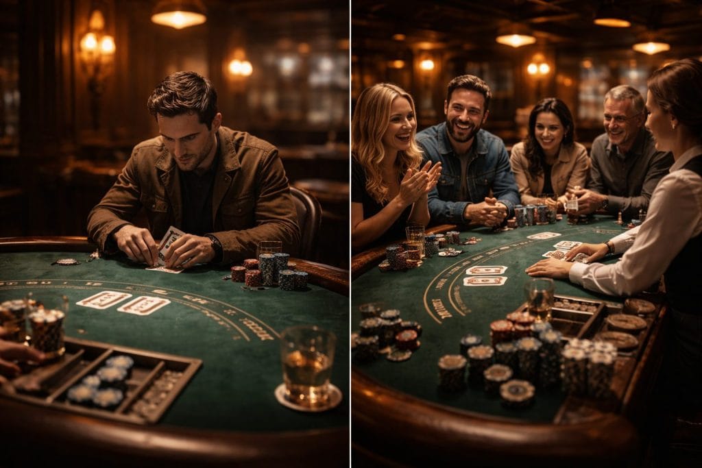 Jugar solo vs jugar en mesa llena